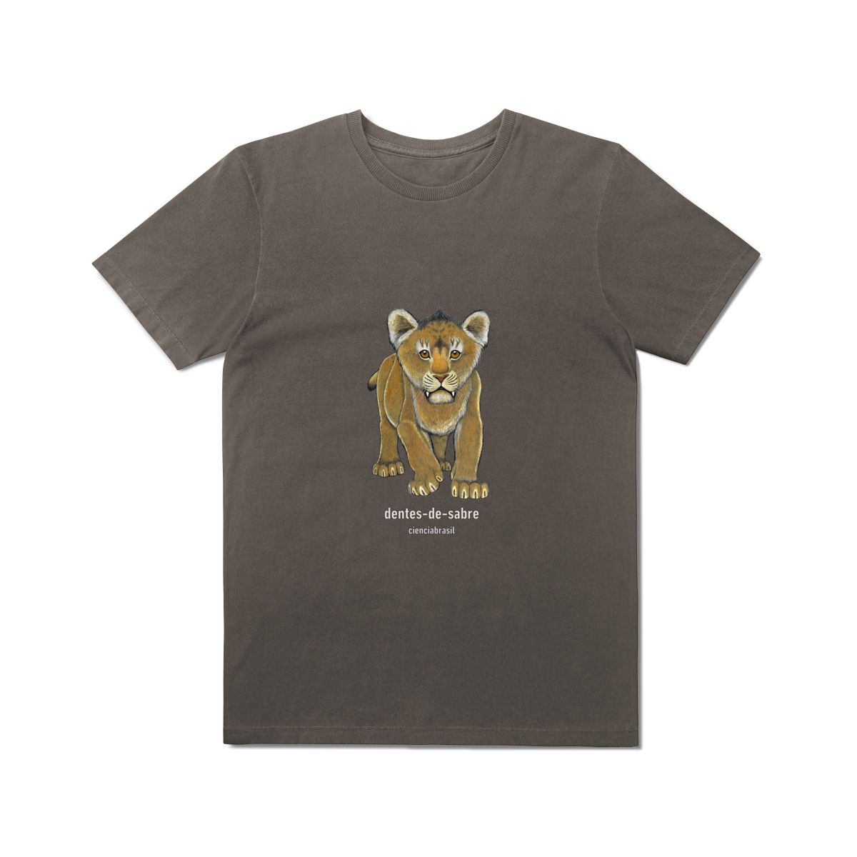 T-Shirt Estonada filhotes dentes de sabre