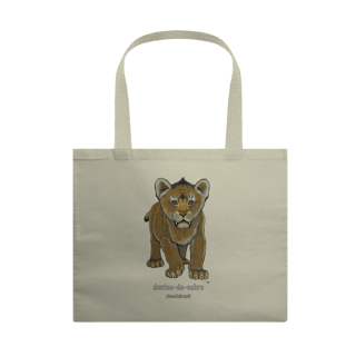 Ecobag Grande filhotes dentes de sabre