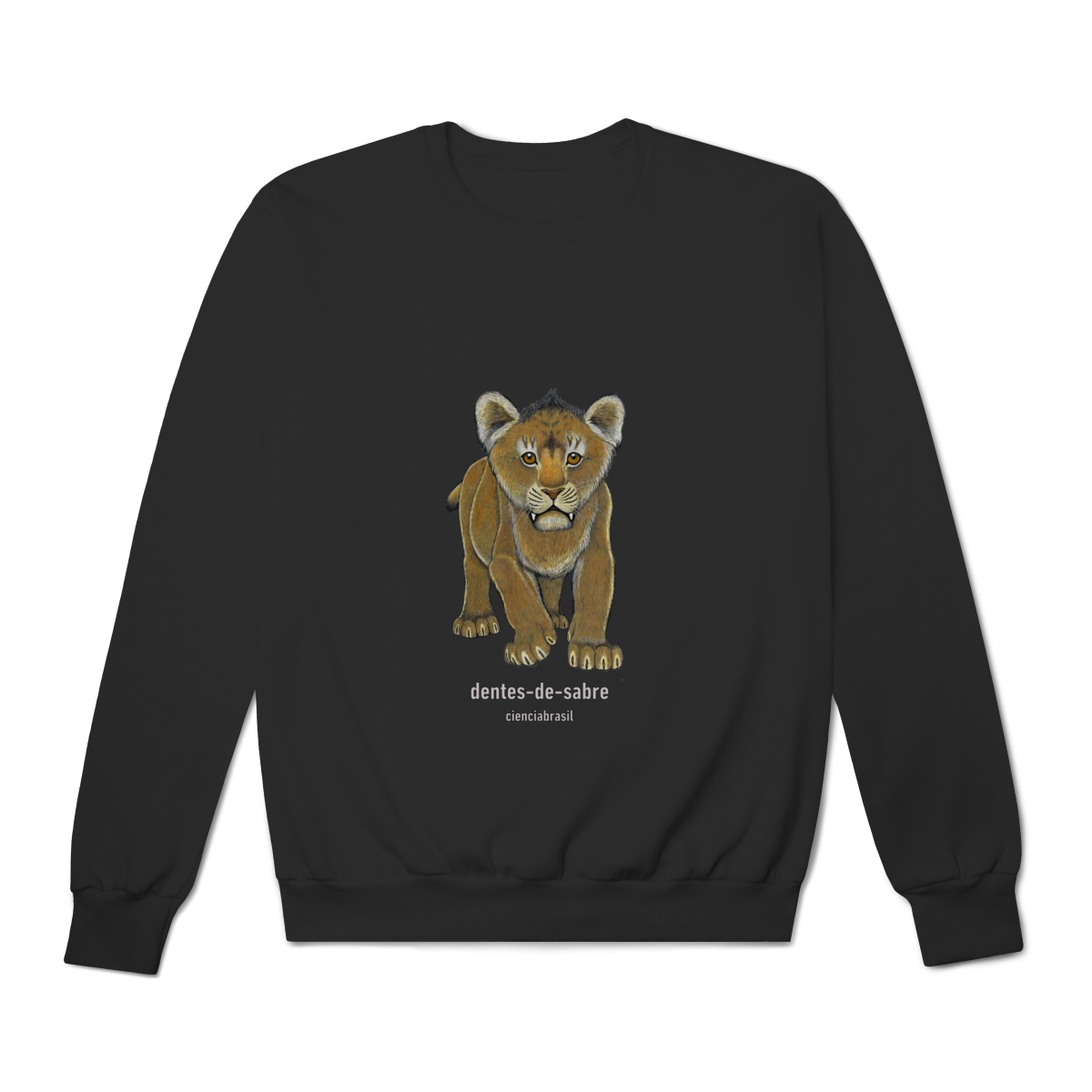 Moletom Prime Fechado filhotes dentes de sabre