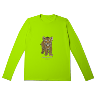 Camisa Manga Longa Sport Dry UV filhotes dentes de sabre