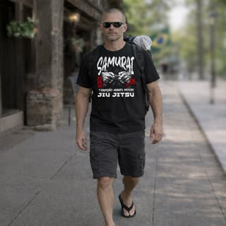 Camiseta Samurai Jiu Jitsu – Tradição Nunca Morre