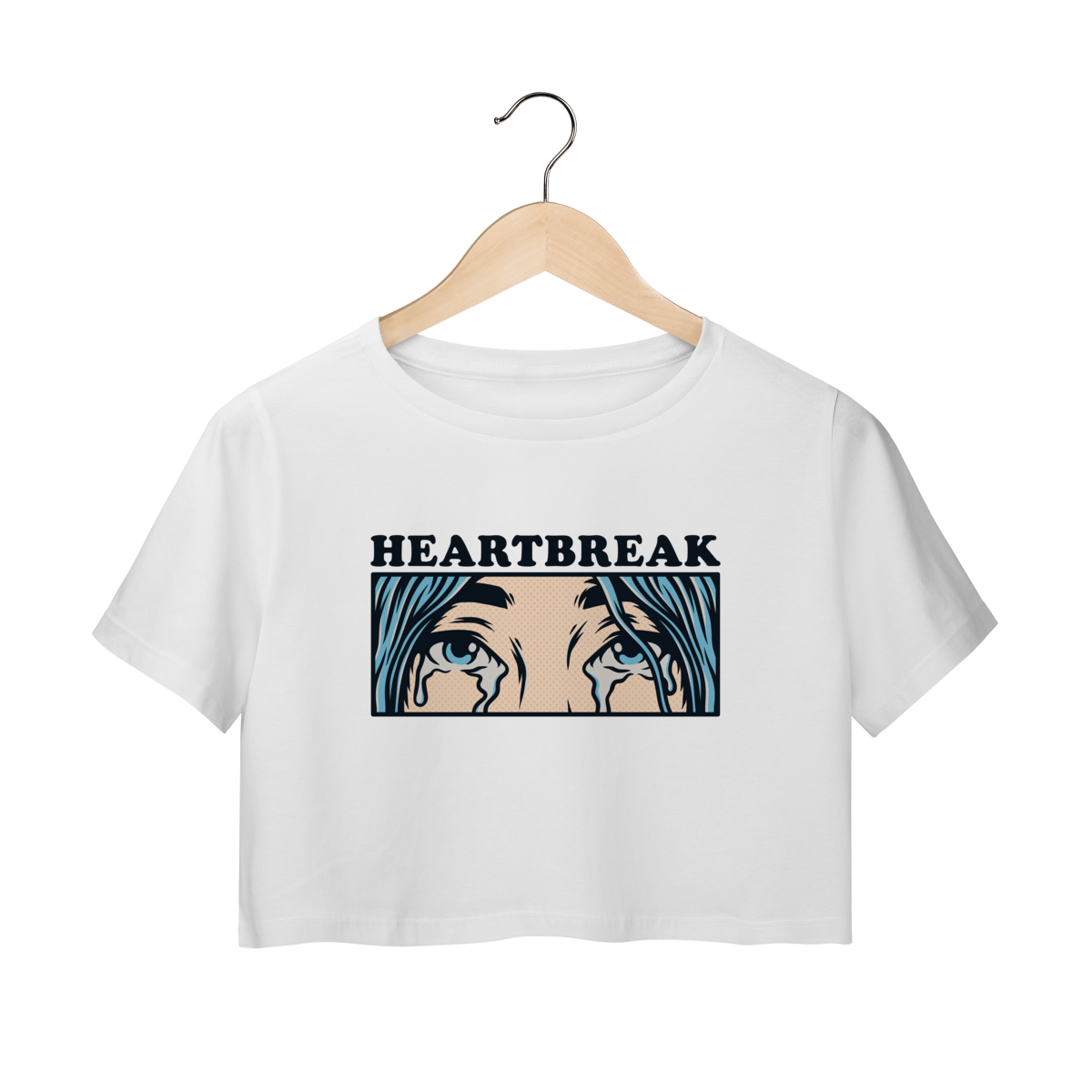 Cropped Estampado Heartbreak