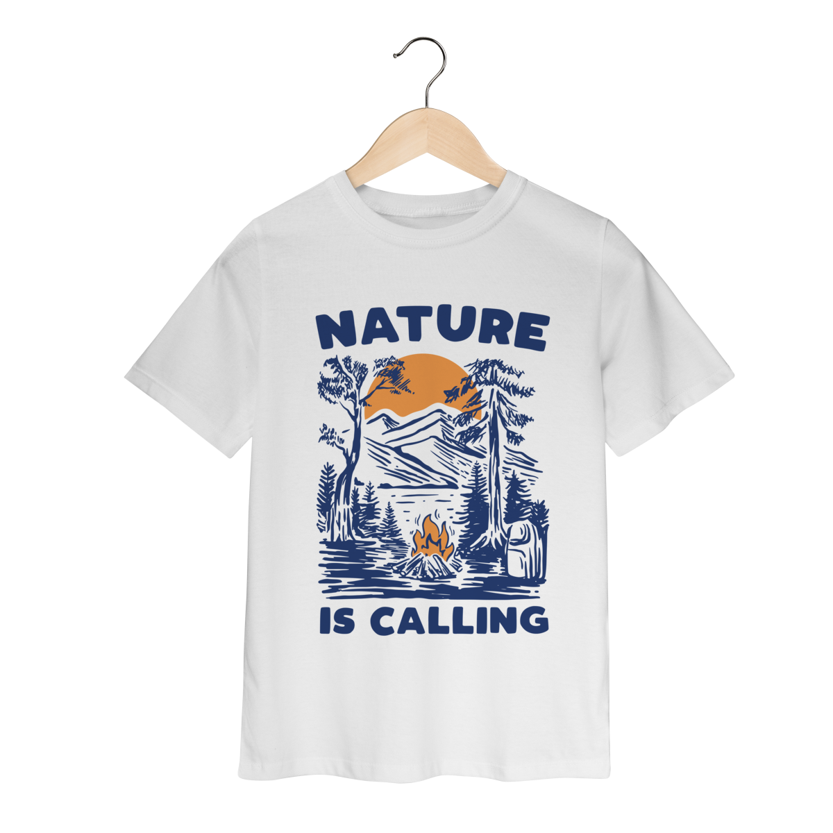 Camiseta Infantil Nature is callinng