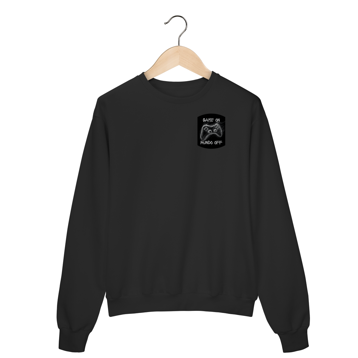 Blusa “Game On, Mundo Off” – Modo Foco Ativado