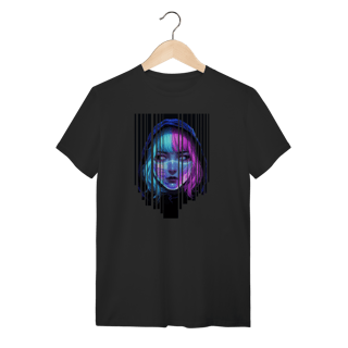 Camiseta “Neon Mind” – Luz e Sombras do Futuro
