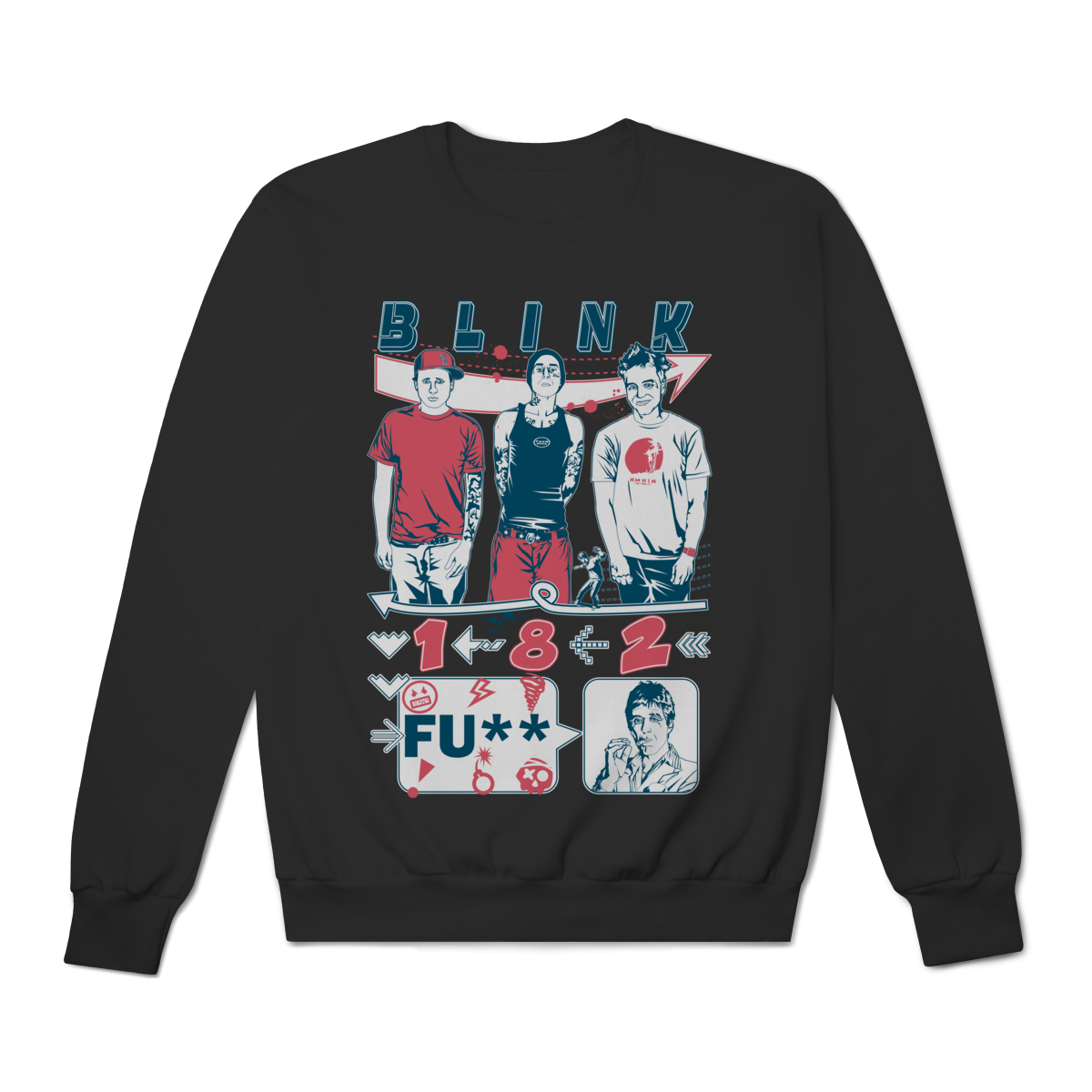 Nome do produto: Moletom Blink182 Fu** (Pacino)