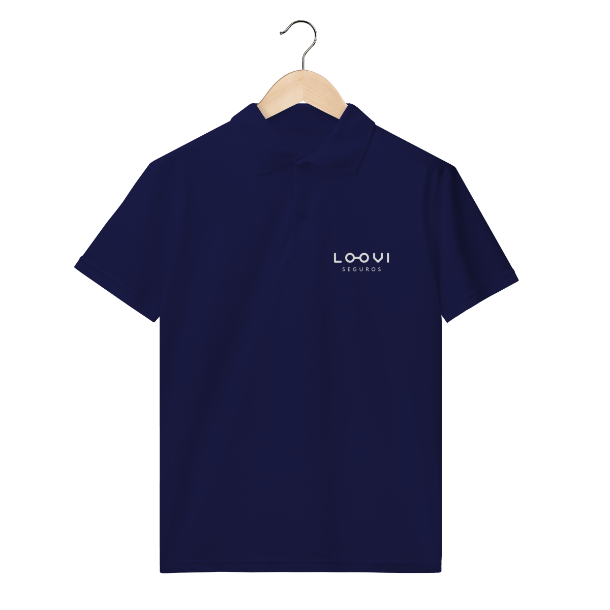 POLO MASCULINA (FRENTE) - LOOVI BRANCO