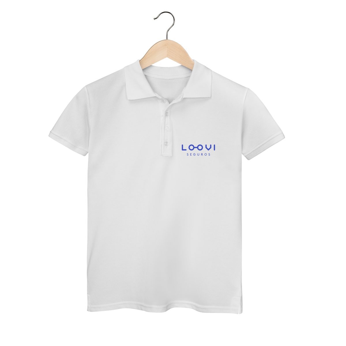 POLO FEMININA (FRENTE) - LOOVI AZUL