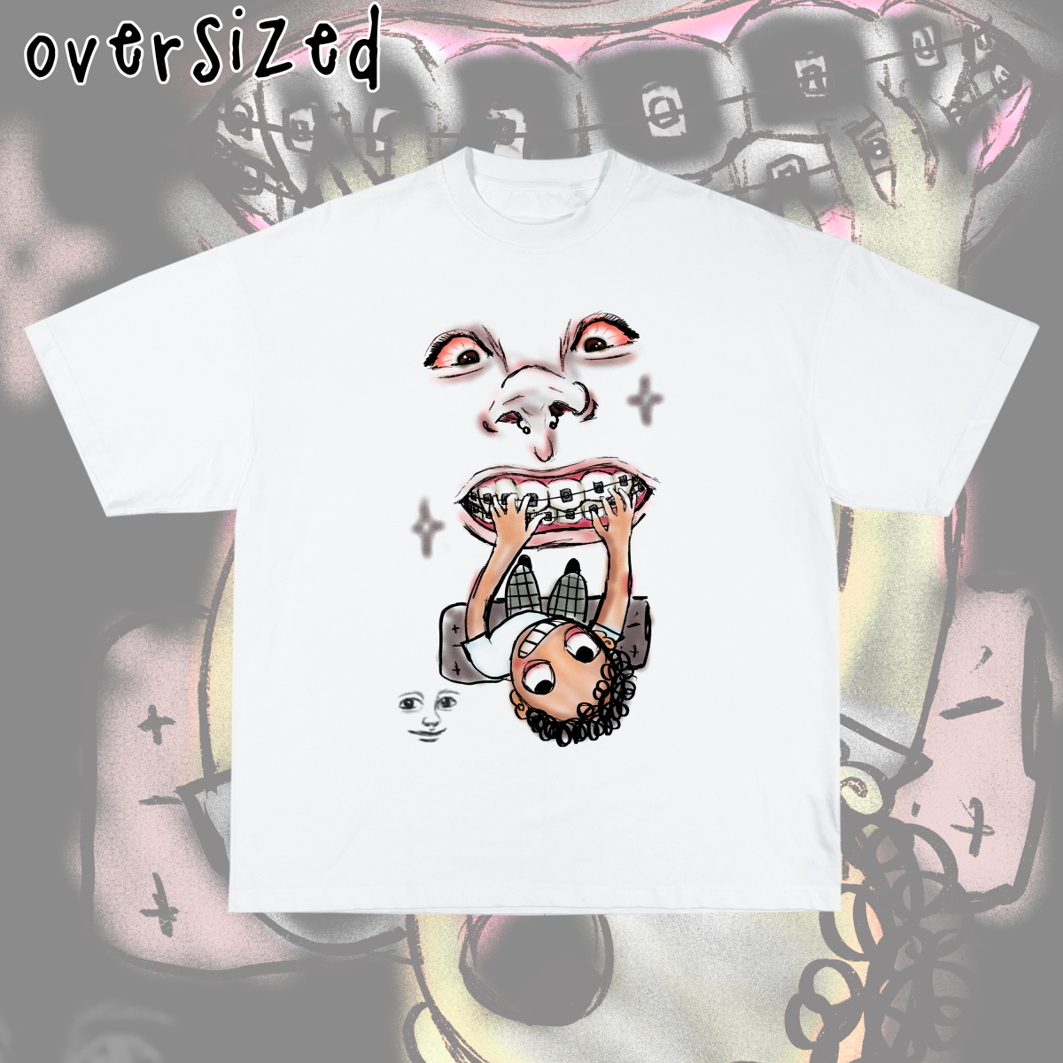 Camiseta Oversized 'meu primeiro teclado'