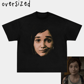 Camiseta Oversized 'Ellie :/' (THE LAST OF US)