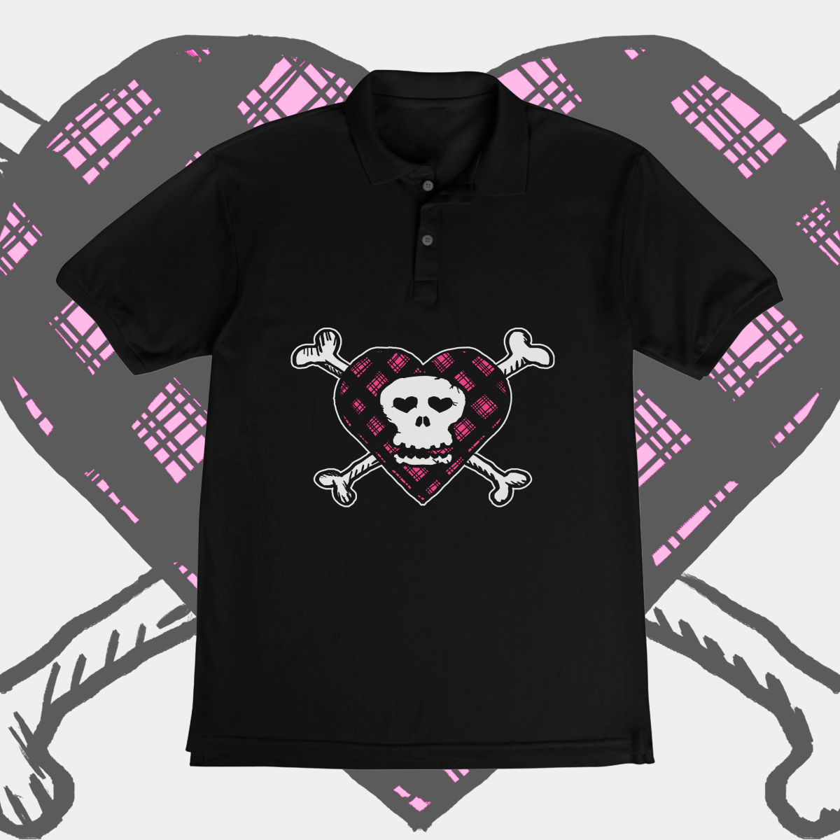 Polo 'SKULL Emo Princess (Avril Lavigne Inspo)'