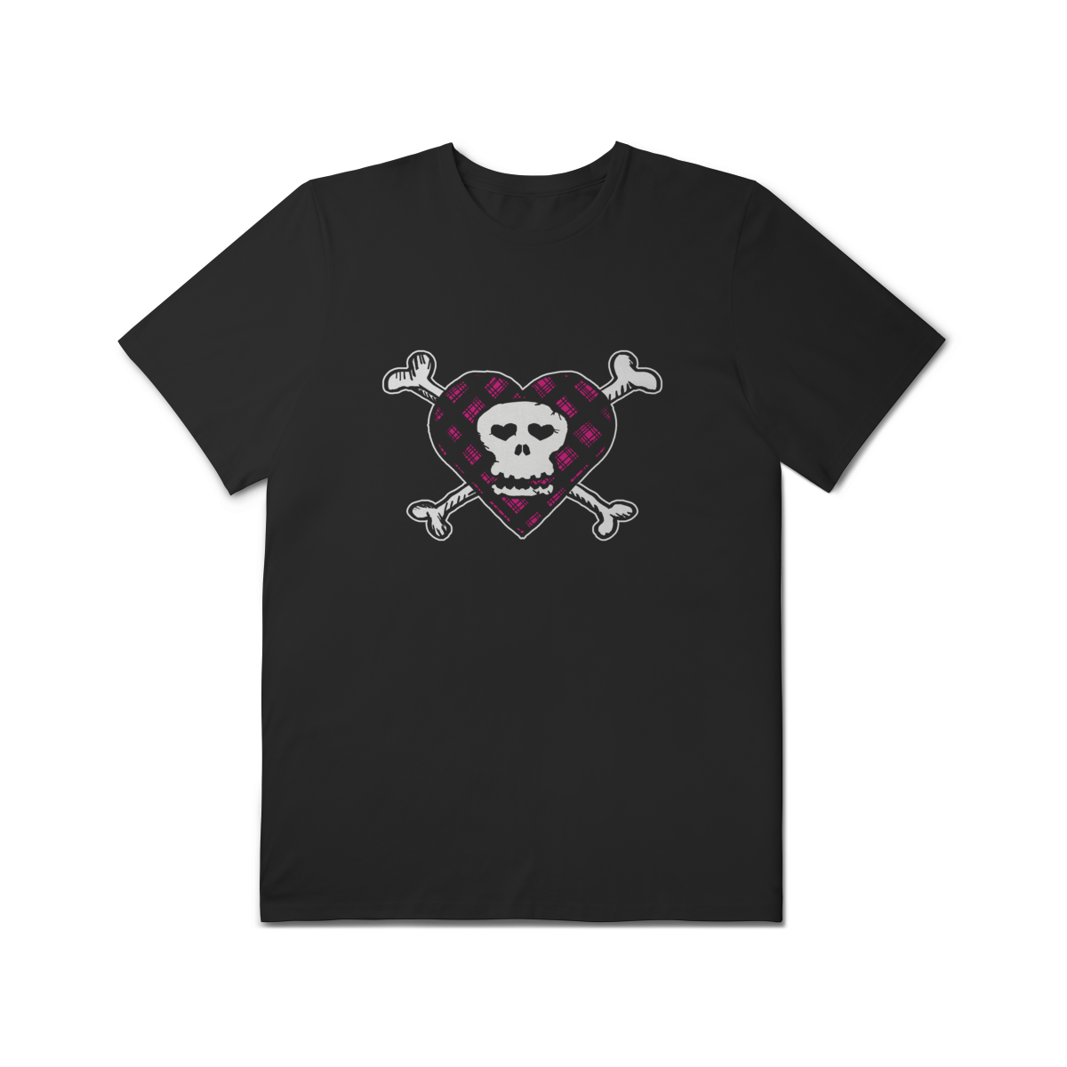 Camiseta Plus Size 'SKULL Emo Princess (Avril Lavigne Inspo)'