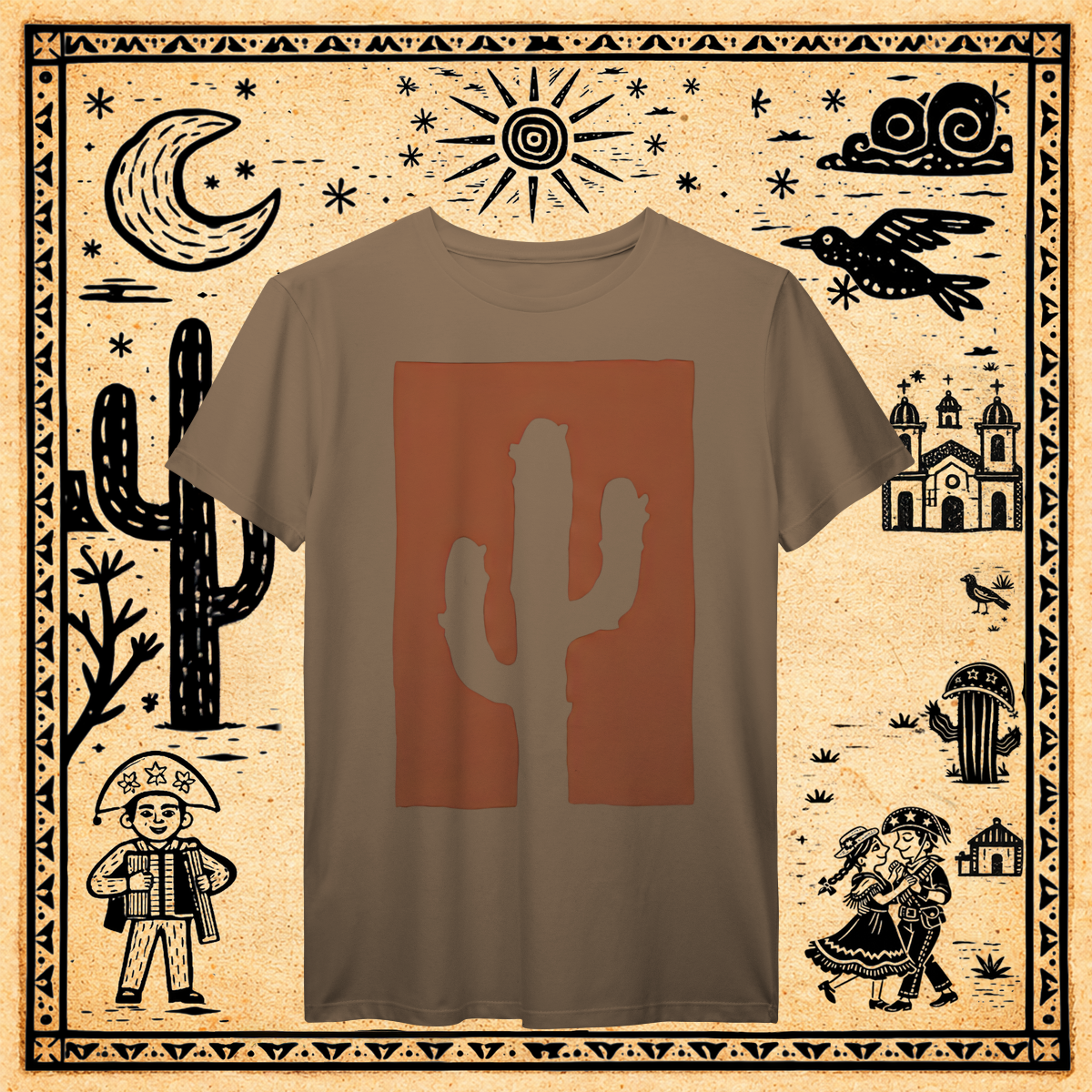 Prime - Camiseta Mandacaru Negative Space