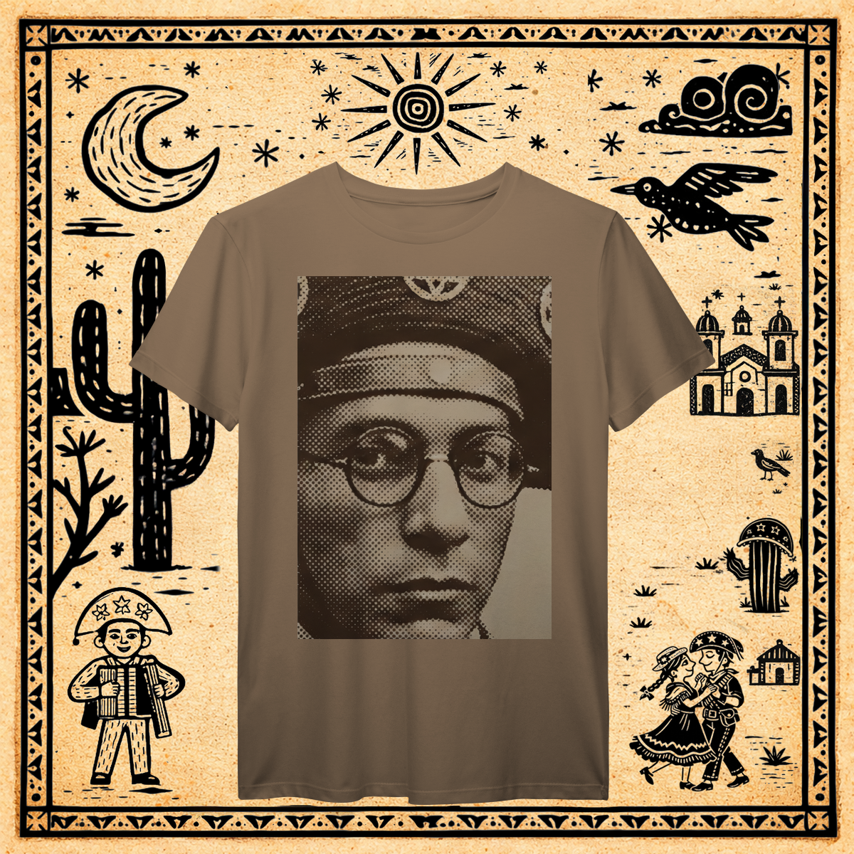 Prime - Camiseta Lampião Halftone