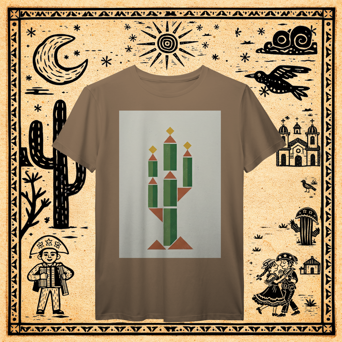 Prime - Camiseta Mandacaru Construtivista