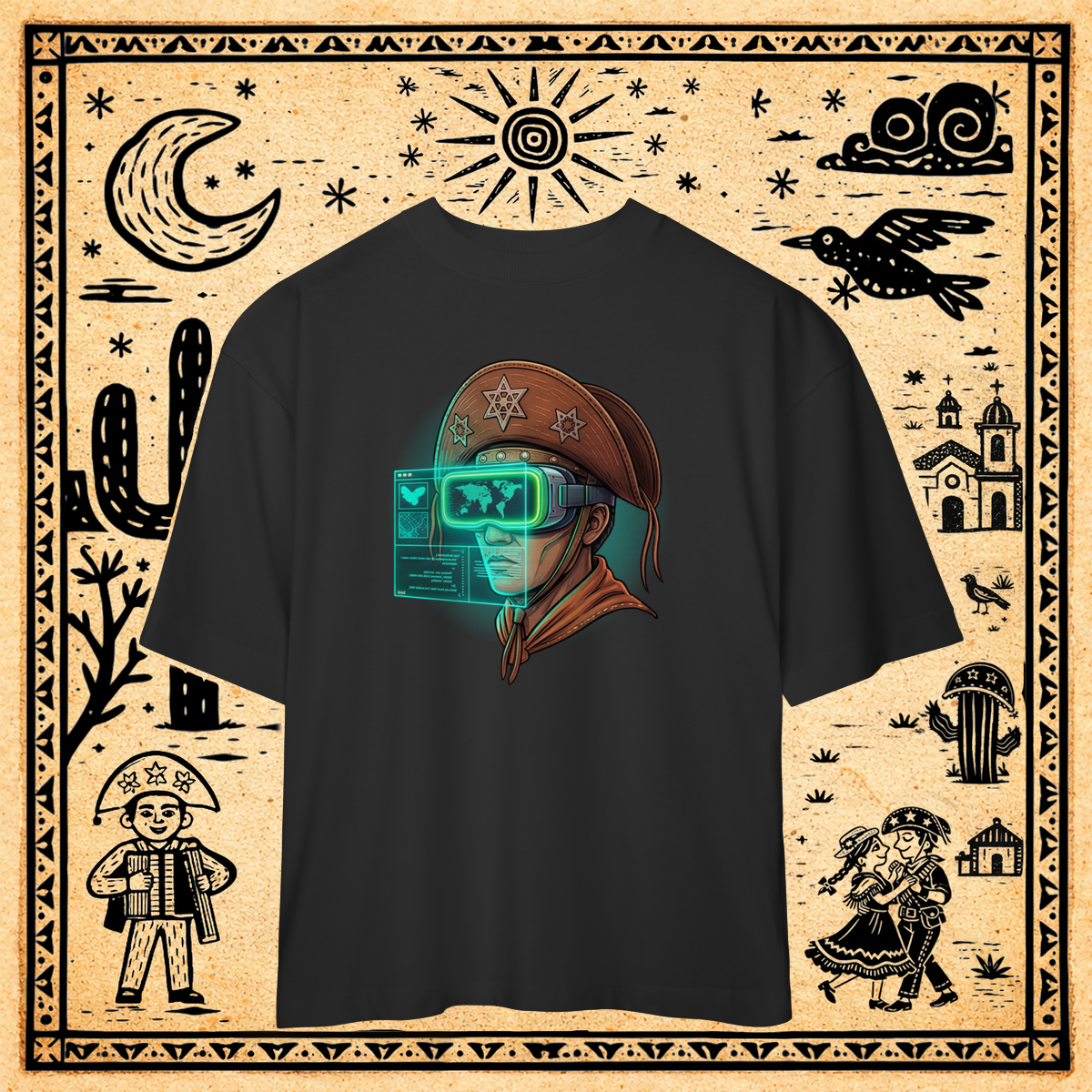 Oversized - Camiseta Cangaço VR