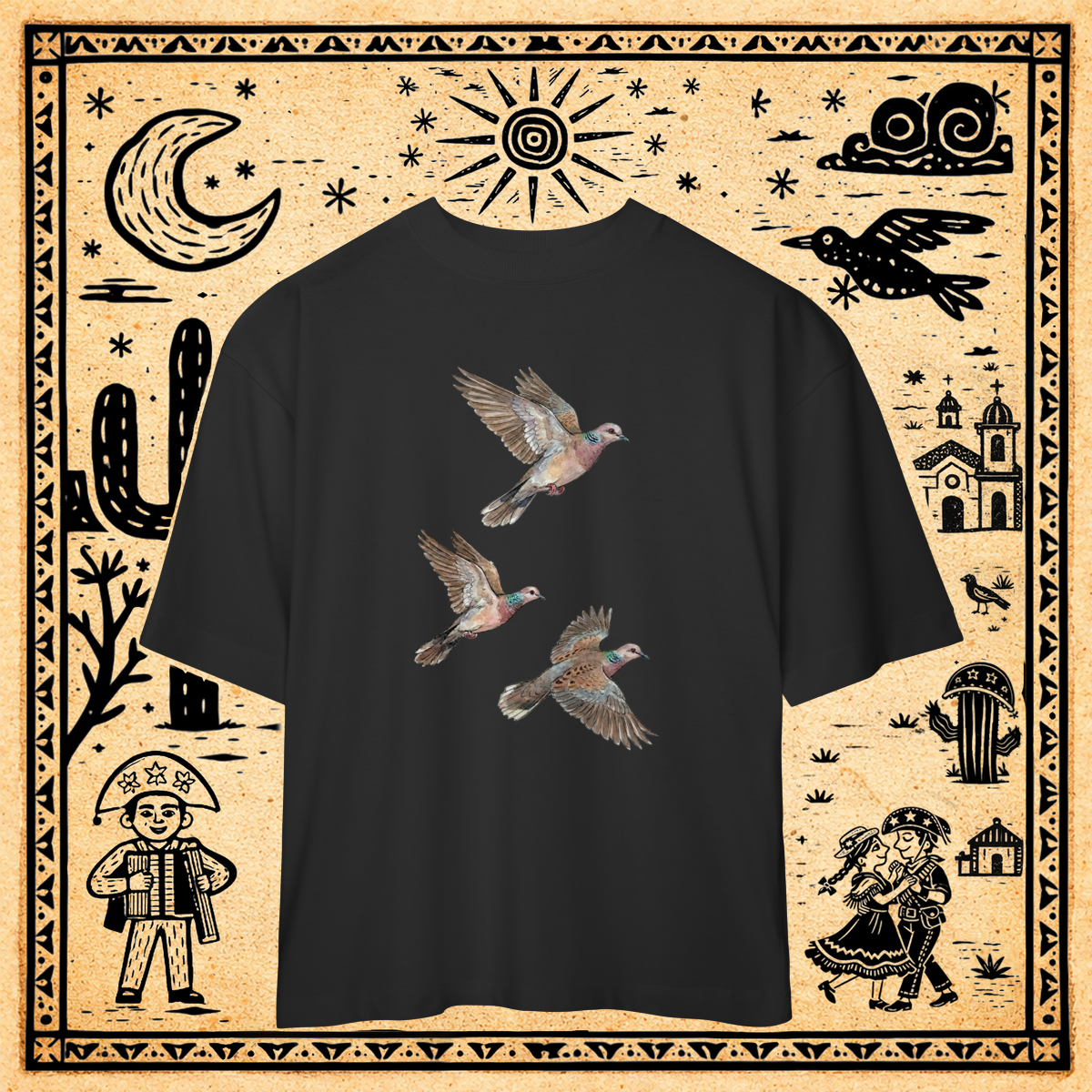 Oversized - Camiseta Revoada da Asa Branca