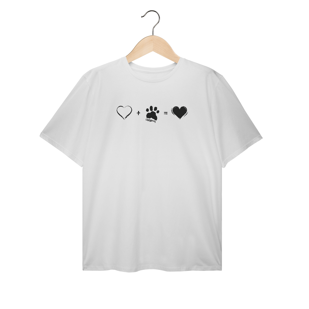 Camiseta Plus Size Amor Completo