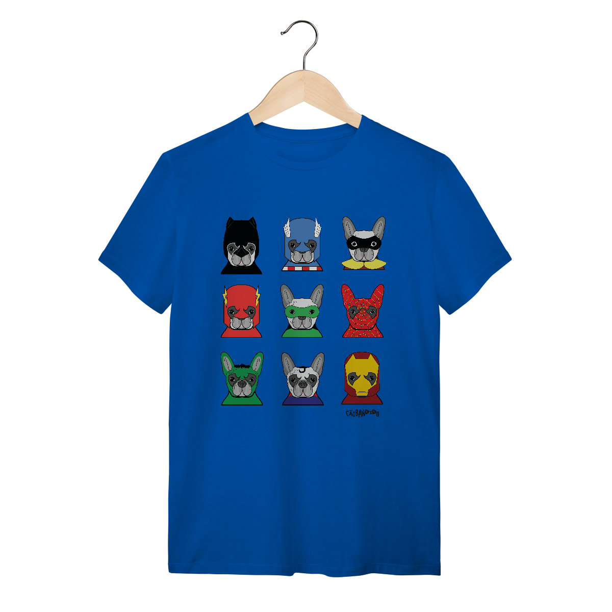 Camiseta Cachorros Super-Heróis