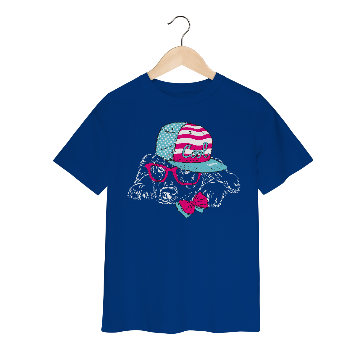 Camiseta Infantil Cachorro Cool