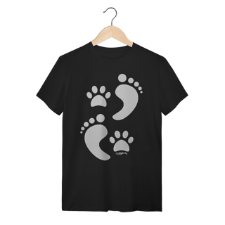 Camiseta Cachorro Pegadas