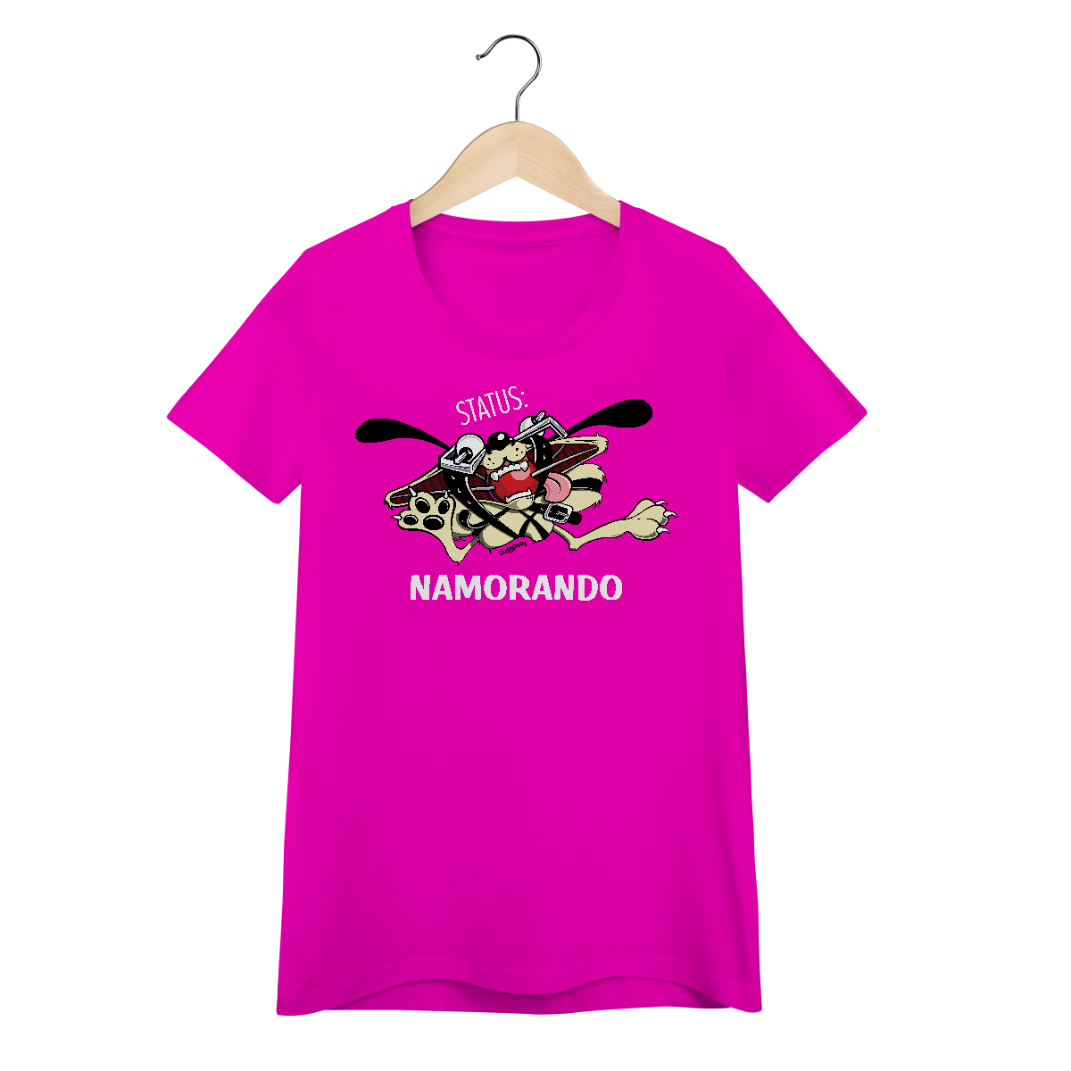 Baby Look Cachorro Status Namorando