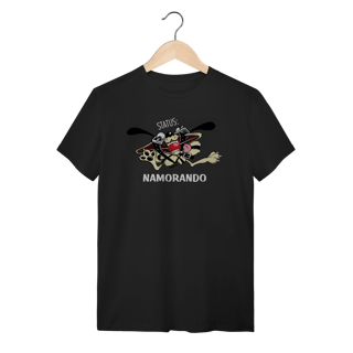 Camiseta Cachorro Status Namorando