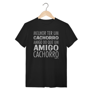 Camiseta Cachorro Amigo ou Amigo Cachorro