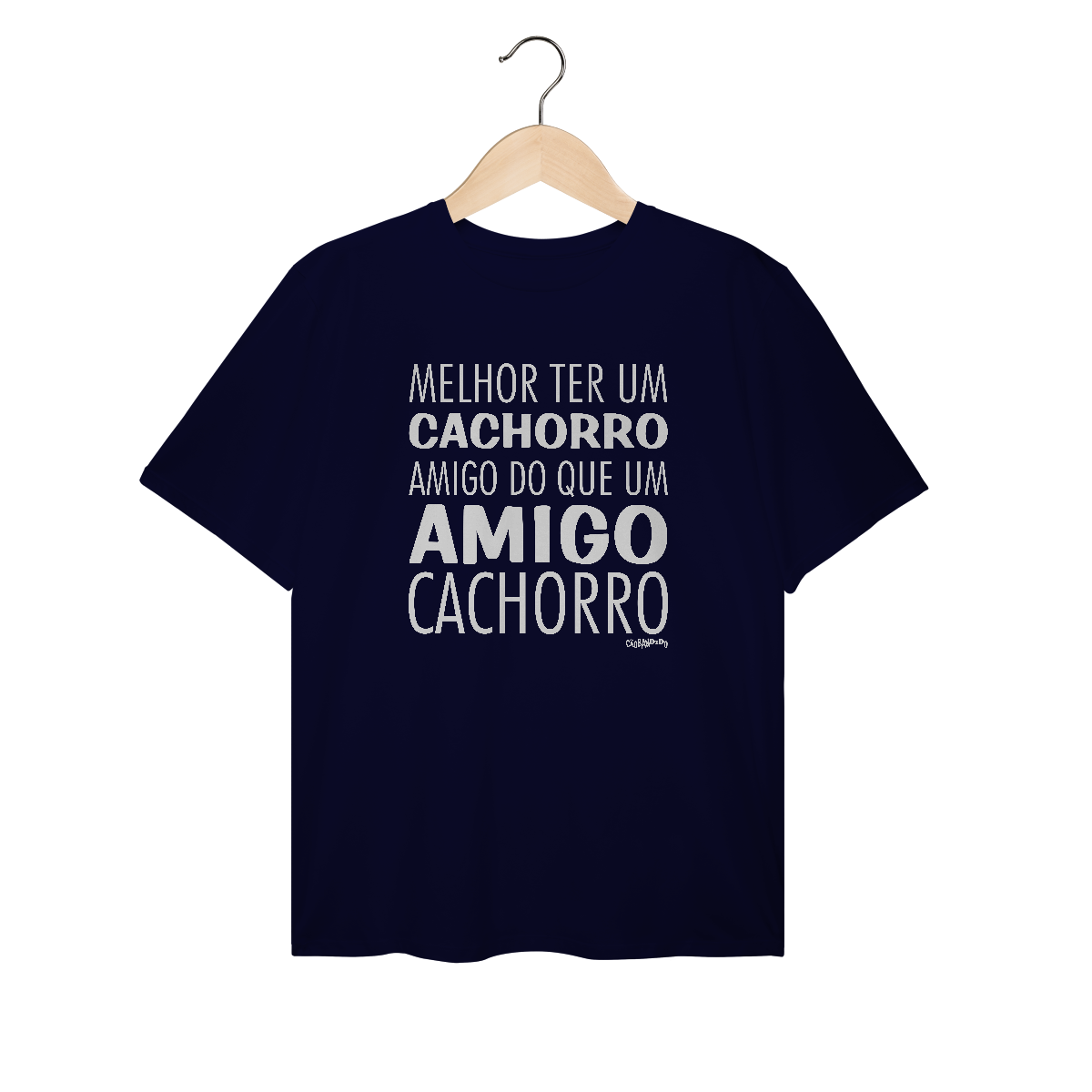 Camiseta Plus Size Cachorro Amigo ou Amigo Cachorro