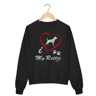 Moletom Blusão Rottweiler - I Love My Rottie