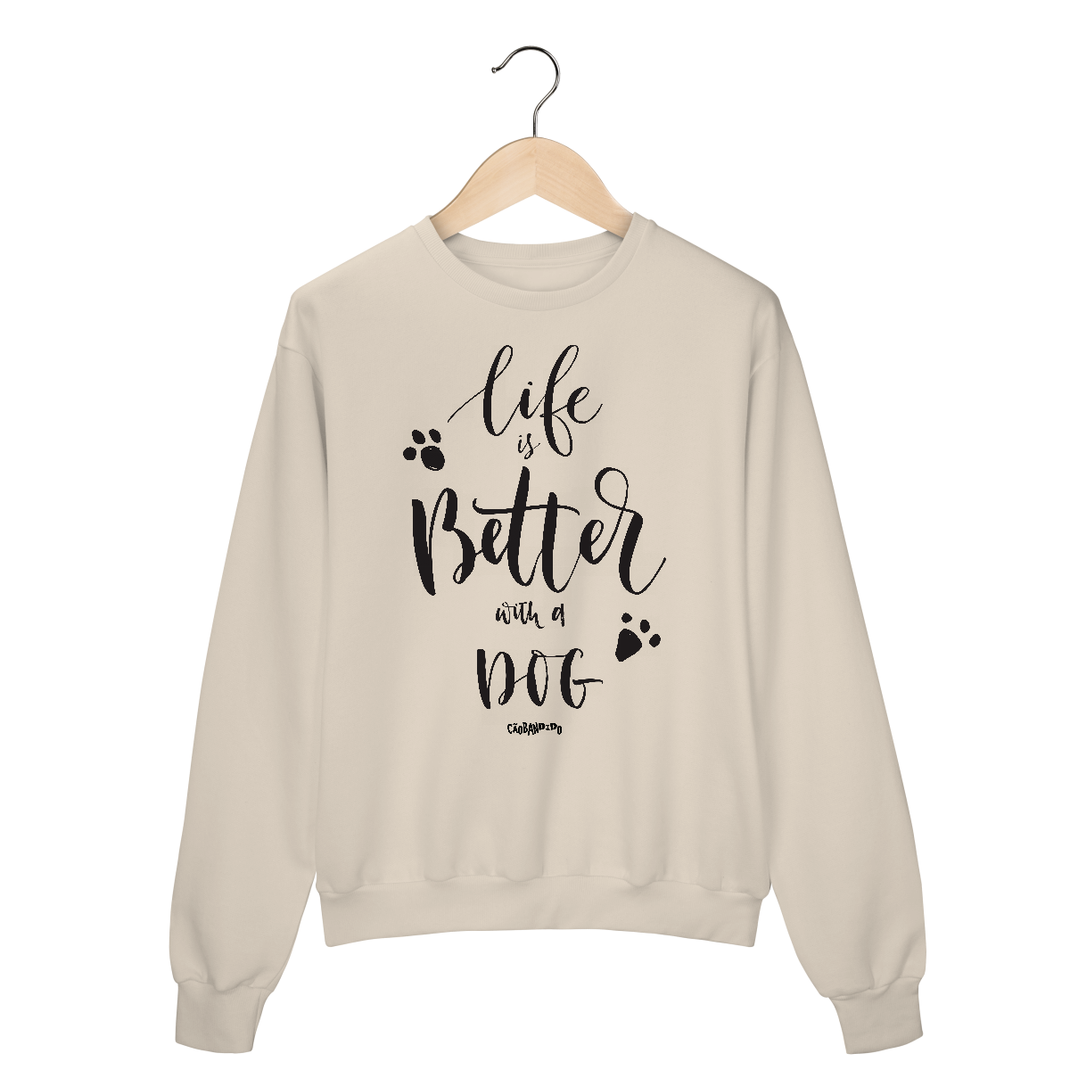 Moletom Blusão Life is Better With a Dog