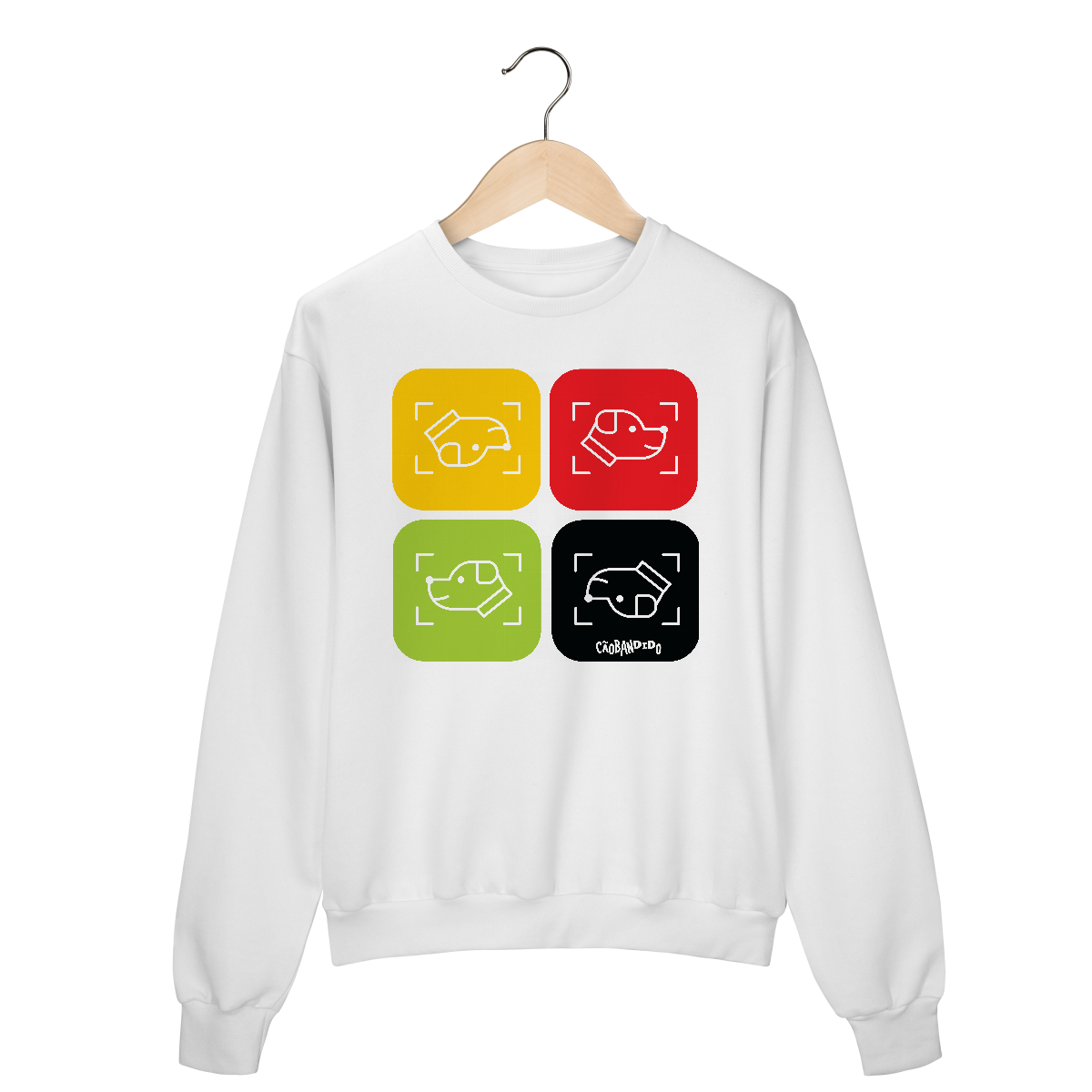 Moletom Blusão Cachorro Cores