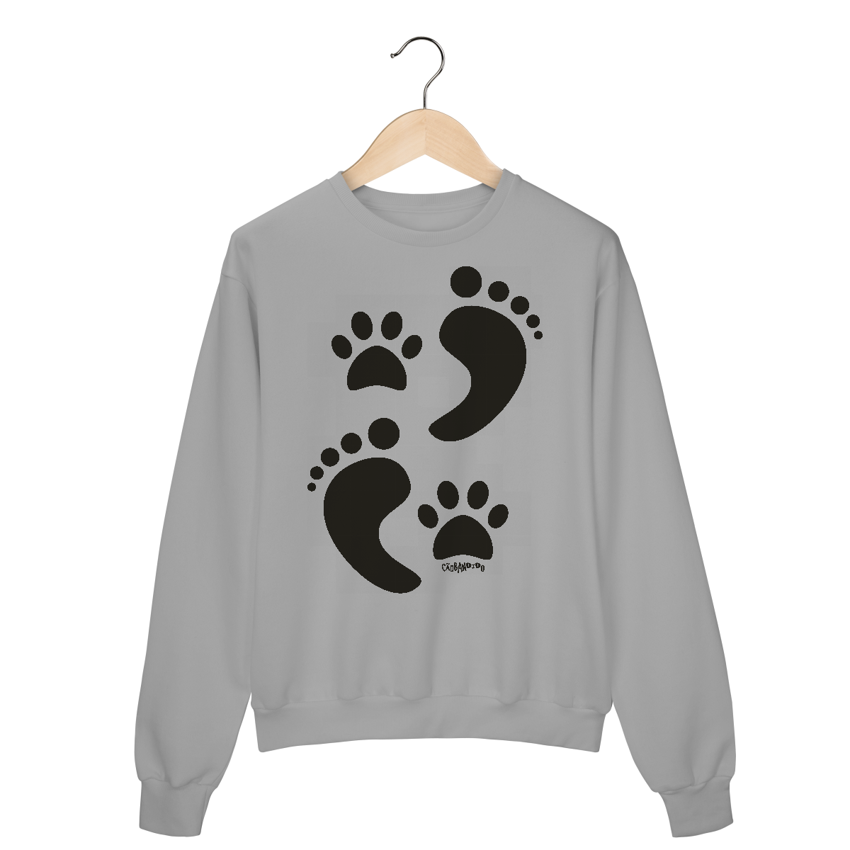Moletom Blusão Cachorro Pegadas