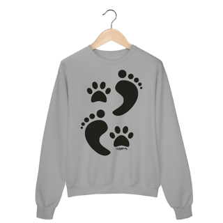 Moletom Blusão Cachorro Pegadas