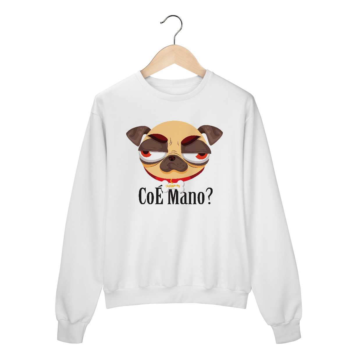 Moletom Blusão Pug CoÉ Mano