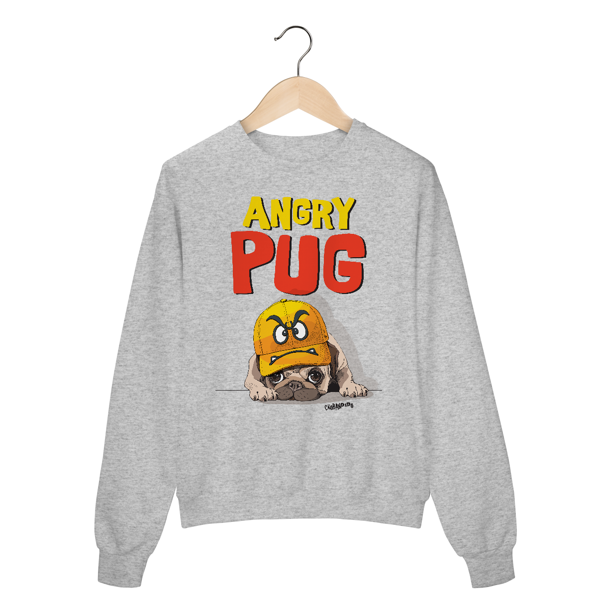 Moletom Blusão Angry Pug