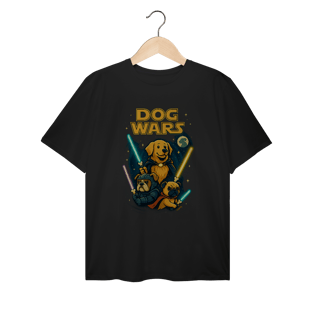 Camiseta Plus Size Dog Wars
