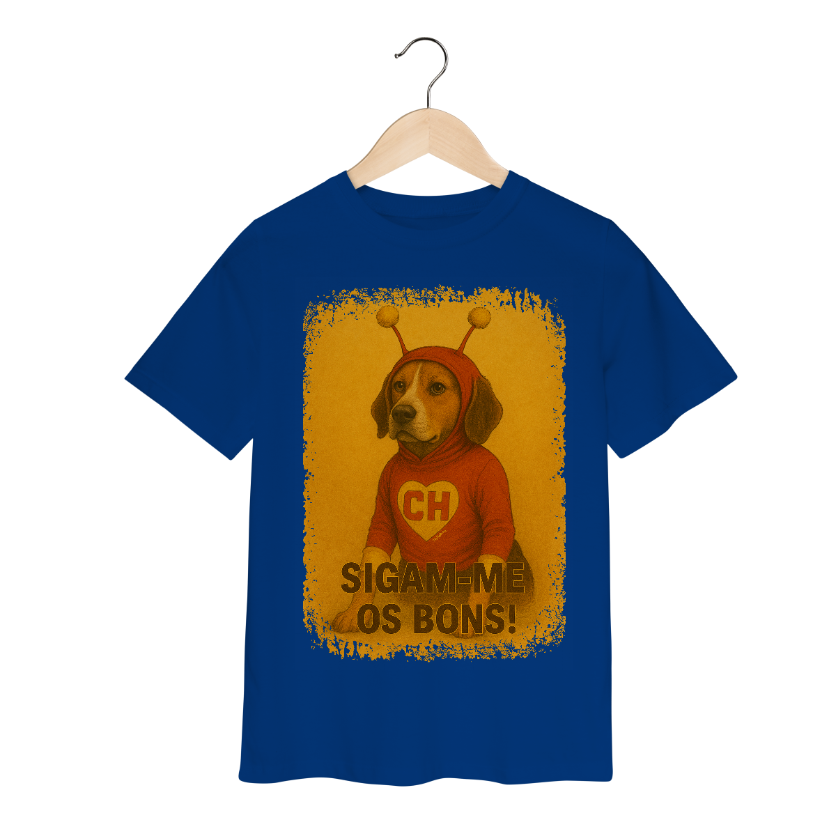 Camiseta Infantil Cachorro Chapolin Colorado