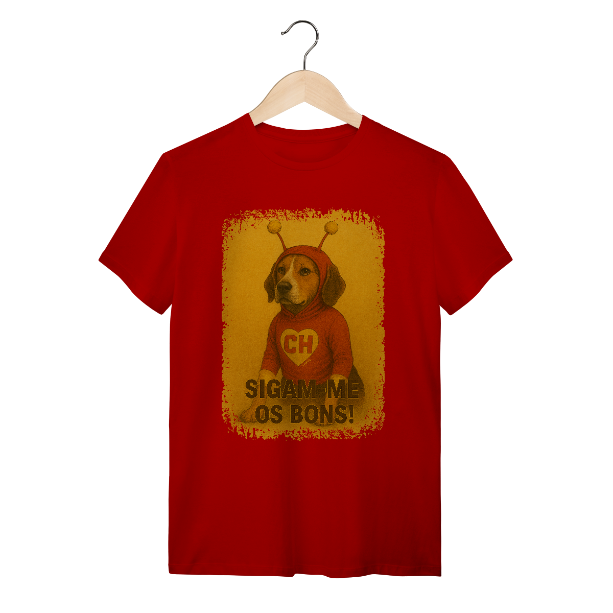 Camiseta Cachorro Chapolin Colorado