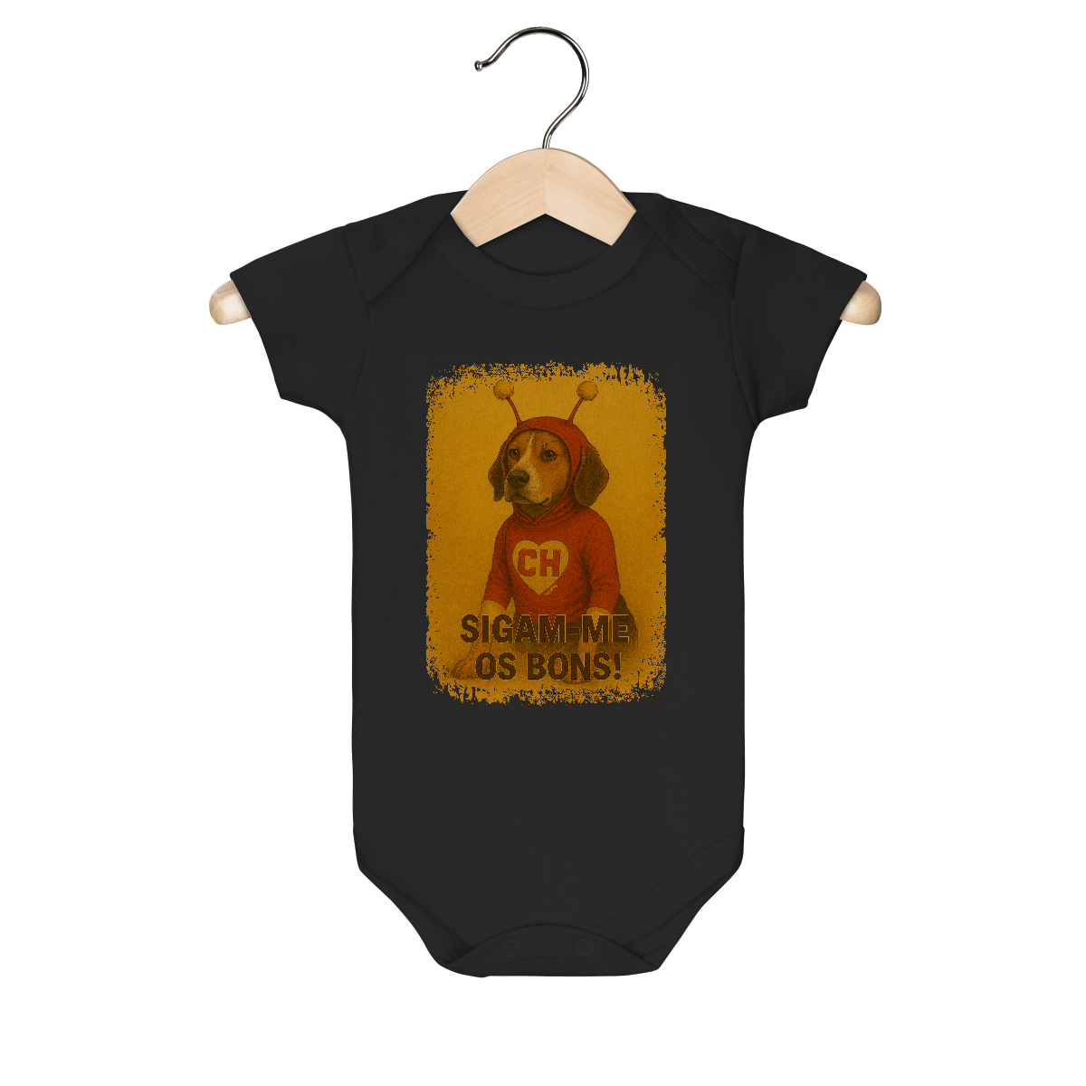 Body Bebê Cachorro Chapolin Colorado