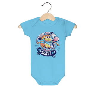 Body Bebê Cachorro Skatista