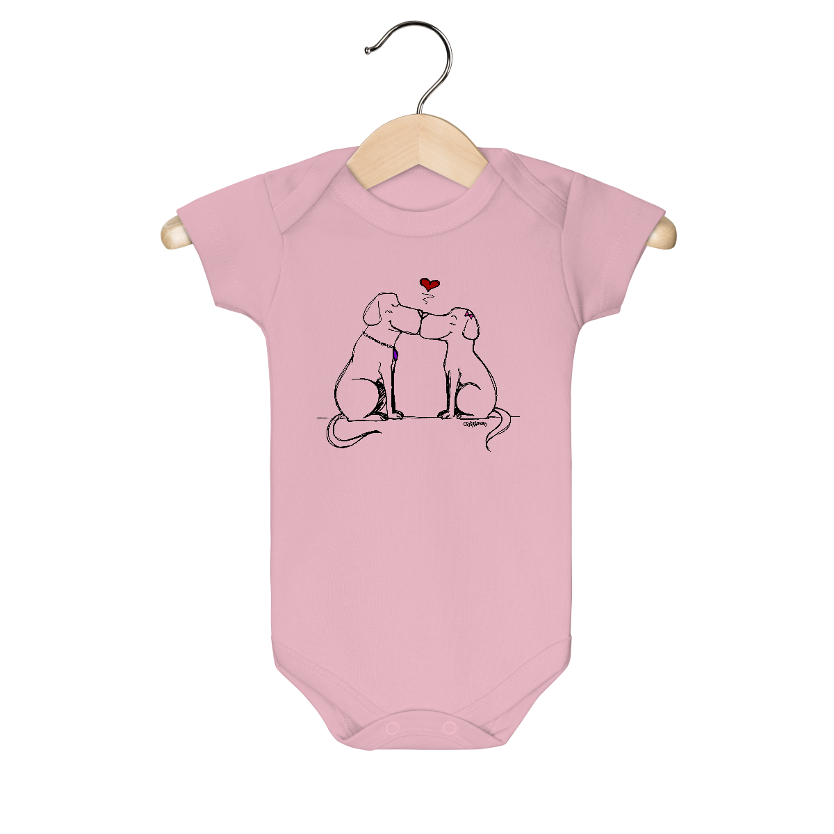 Body Bebê Cachorro Apaixonado