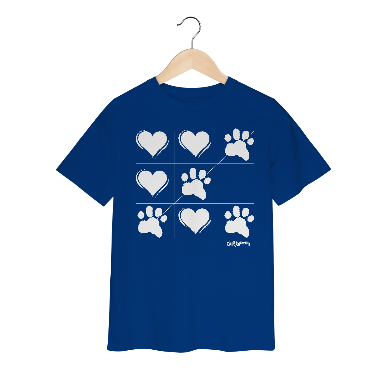 Camiseta Infantil Jogo da Velha