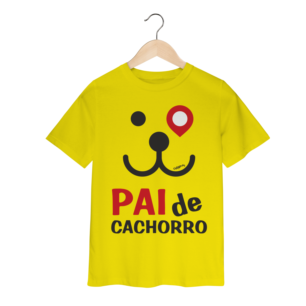 Camiseta Infantil Pai de Cachorro