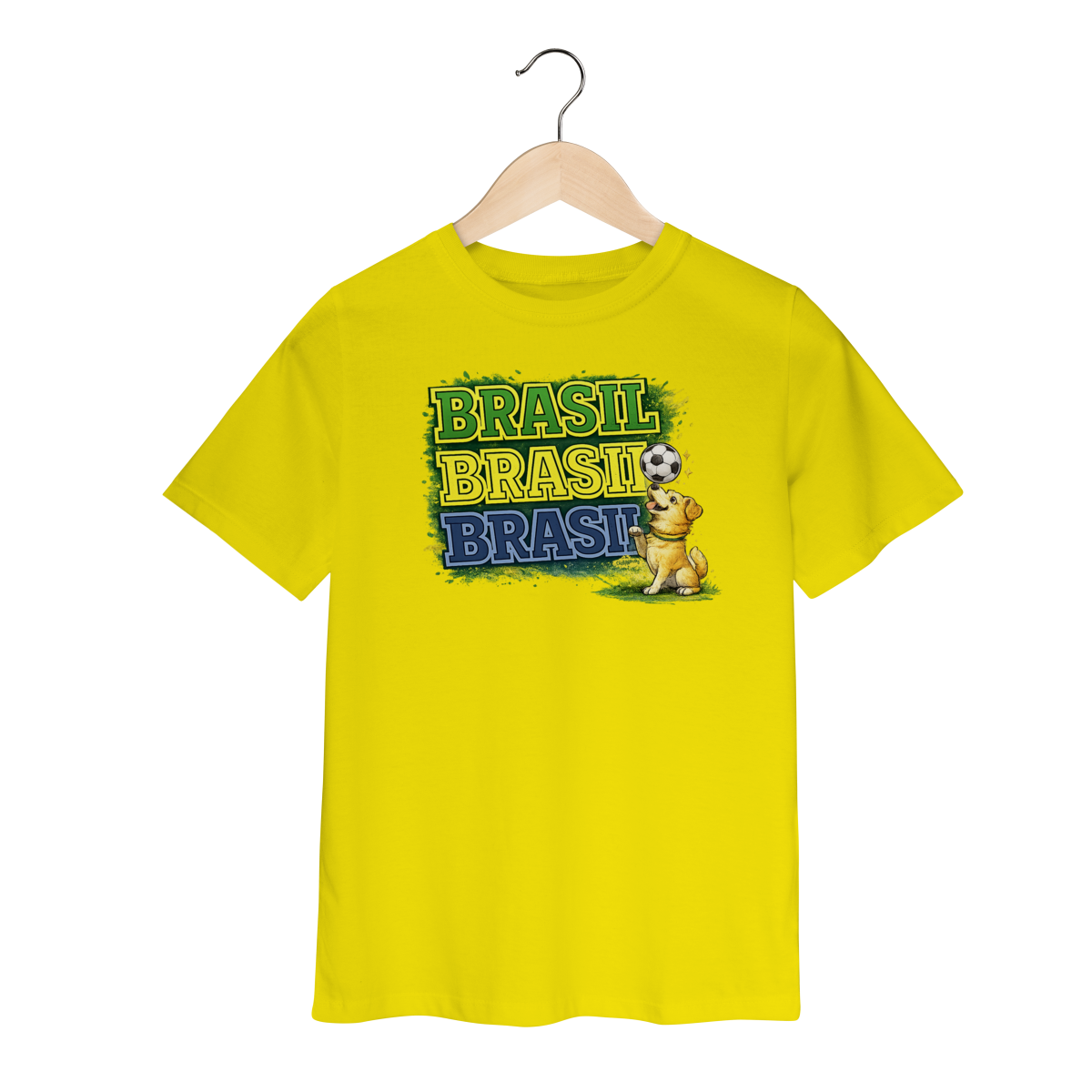 Camiseta Infantil Vira-Lata Caramelo Brasil