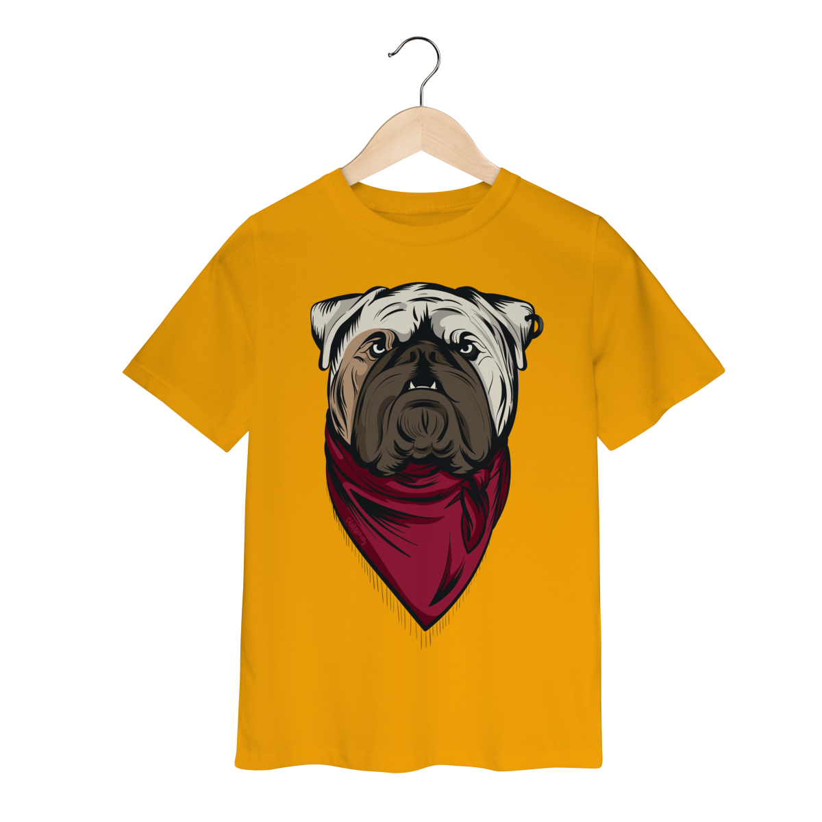 Camiseta Infantil Bulldog Inglês