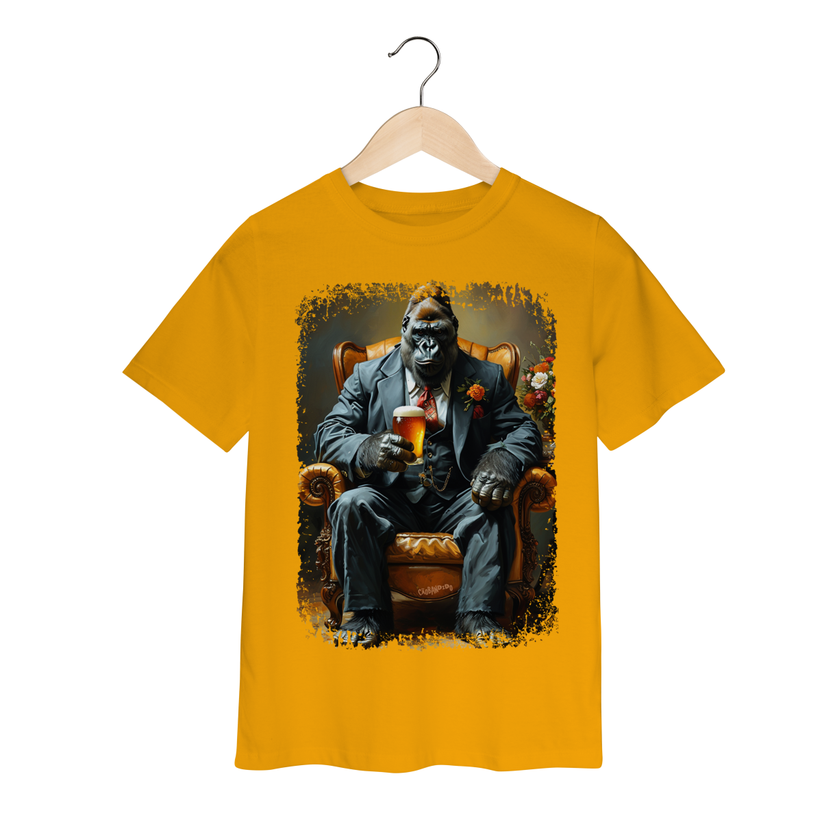 Nome do produto: Camiseta Infantil Macaco - Modelo 7