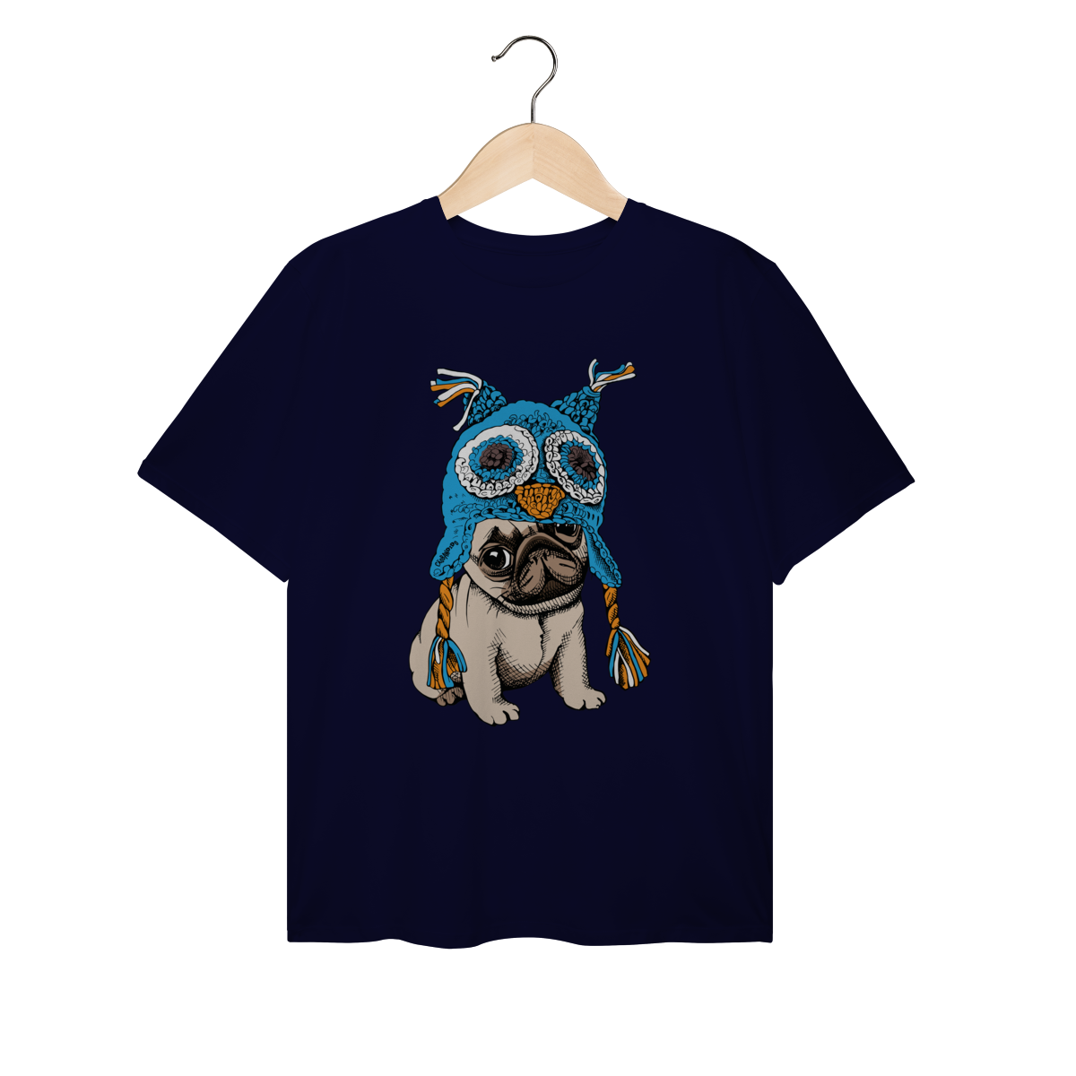 Camiseta Plus Size Pug Coruja