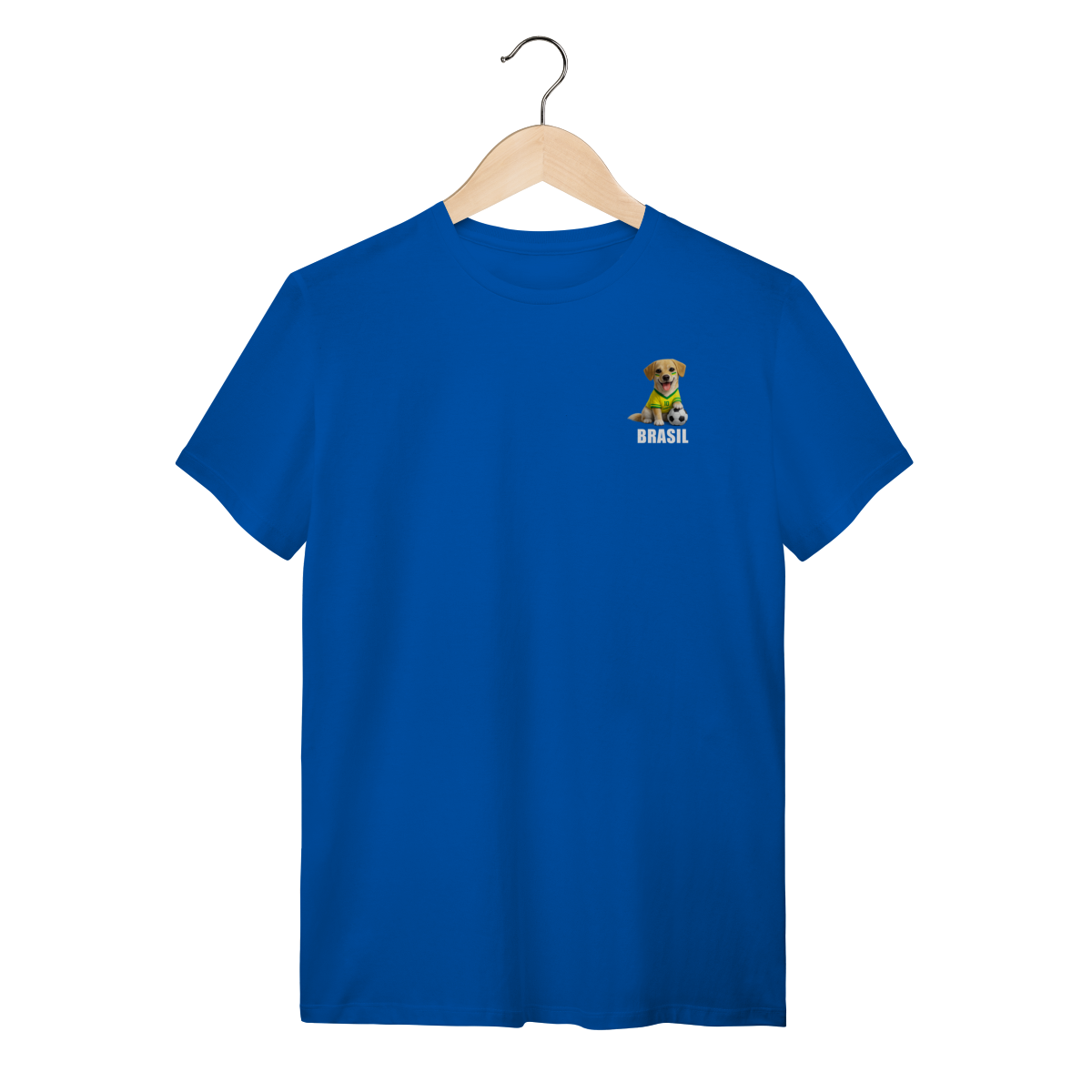 Camiseta Brasil Cachorrinho Futebol