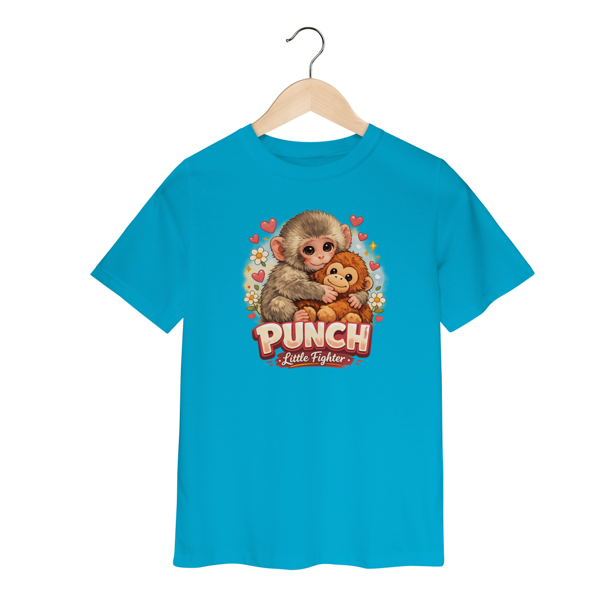 Camiseta Infantil Macaco Punch
